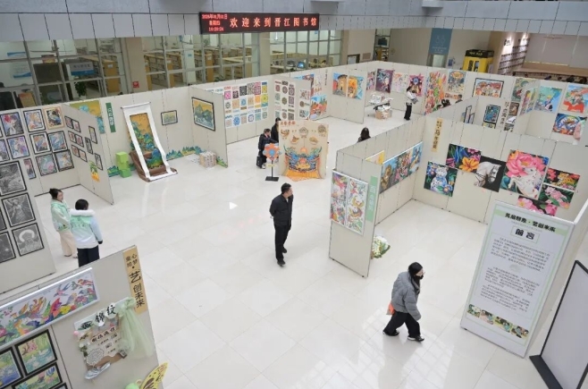 活动回顾丨在晋图，遇见一场有温度的公益艺术展